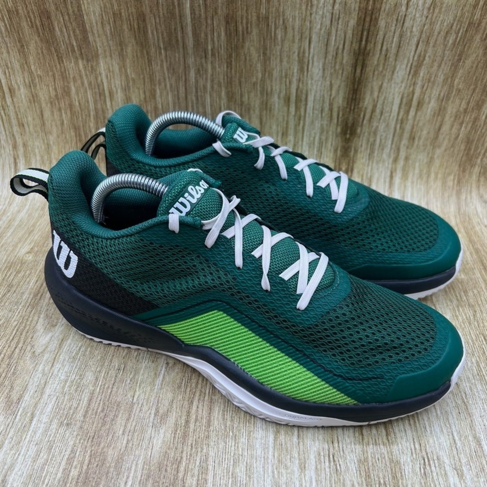 Wilson Rush Pro Lite Men's Size 9 Green Black Tennis Shoes Athletic WRS333230